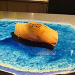 鮨shizuku 西天満 - 石田の昆布〆