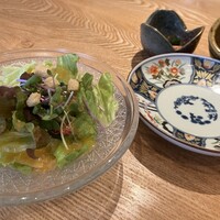 北新地 肉料理 名門 - サラダ