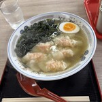 味自慢 - えびワンタン麺〜１２００円(税込)