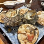 双伸寿司 - サザエ、北寄貝