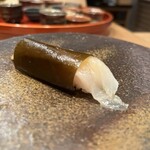 すし処 ひさ田 - 島根喉黒炙り 昆布巻