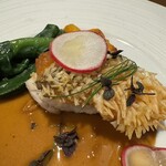 La couleur d'ete - 白甘鯛の鱗焼き