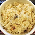 新潟かつ一 - マイタケの炊き込みご飯