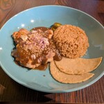 JUNK FOOD KOBE - 鶏のカカオソース