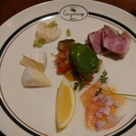 洋食家ロンシャン 本店 - 前菜の盛り合わせ