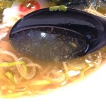 秋刀鮪だし 宣久 - 塩そばスープ