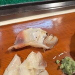 辰美寿し - ホッキ貝炙り