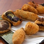 Assorted carefully selected Fried Skewers