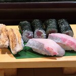 葵 - 穴子、はまち、鉄火巻