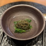 季音 - 温かいキャビアの昆布締め