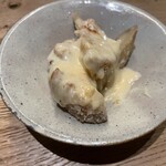 小皿のまぐろとさば。 - 