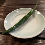 喫茶アジェンデ&カレーシャ - 青唐辛子もフレッシュ！