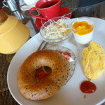 Garden Cafe 和さび - モーニング　ベーグル いちごソース