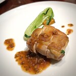 カンポフェリーチェ - 播州百日どりモモ肉のロースト2900円税込みビュッフェ付き（土日祝料金）