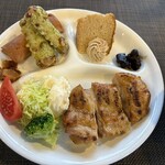 至仏山荘 - 夕食プレート