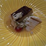 水上山荘 - 鰈、帆立、浅利など