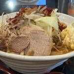 麺や厨 - 特製スパイシーBOSS二郎(野菜マシ)