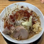 麺や厨 - 特製スパイシーBOSS二郎(野菜マシ)