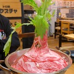 野菜巻きと焼き鳥 達磨酒場 - 和牛タワー鍋