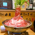 野菜巻きと焼き鳥 達磨酒場 - 和牛タワー鍋