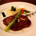 軽井沢　ノームの森 - 初日　信州牛ステーキ