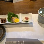 あじわい酒房あづま - 付だし３種盛