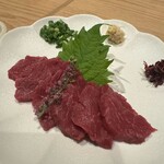 博多牛もつ鍋 なの川 恵比寿 代官山店 - 極希少 生馬刺し赤身 福岡