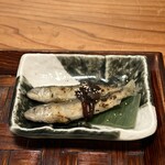 炭焼うな富士 - 稚鮎の田楽