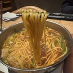 博多牛もつ鍋 なの川 恵比寿 代官山店 - 【〆】ちゃんぽん麺