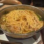 博多牛もつ鍋 なの川 - 【〆】ちゃんぽん麺