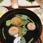 炭焼うな富士 - 蛤のお吸い物