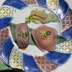 白金亭 - 握り寿司2種