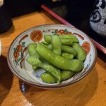 うきよ寿し - お通しの枝豆。