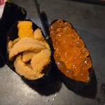 うきよ寿し - 更には雲丹とイクラが。