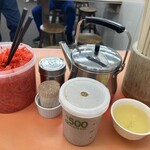 元祖ラーメン長浜家 - 卓上！