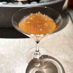 北新地 ふか - 16．越境の珈琲ゼリー
      
      珈琲のフレッシュな香りと苦味は良い
      
      シロップの酒感と風味、酸味やフルーツの要因が複雑すぎて邪魔
      
      もう少しシンプルでいい