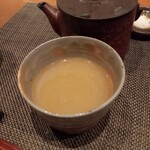 手打ち蕎麦 たがた - 蕎麦湯