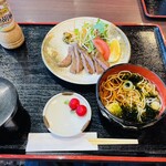 日本料理この花(ベネシアンホテル白石蔵王) - 牛たん＋ご飯替え白石温麺セット