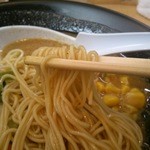 六角ラーメン梅之や - 細麺