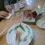 活魚割烹 赤坂 - イカ刺し