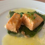 自然郷ライフショップ - フルコースのサーモンです♪