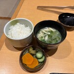 華蓮 - ご飯・汁物・香の物