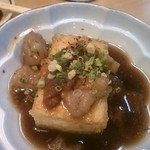 活魚割烹 赤坂 - 牛筋豆腐
