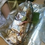 活魚割烹 赤坂 - 焼きサンマ