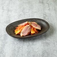 スモーク鴨とキャロットラペ