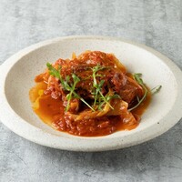 豚バラ肉とキャベツのトマト煮