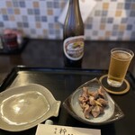 食屋 粹美 - お通しの砂肝❤︎