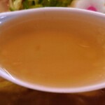 かわにし食堂 - スープ。