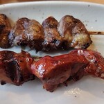 竹乃屋 - とりハツ・レバー