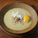 曙町 場内酒場 - ネギ鶏ヌードル